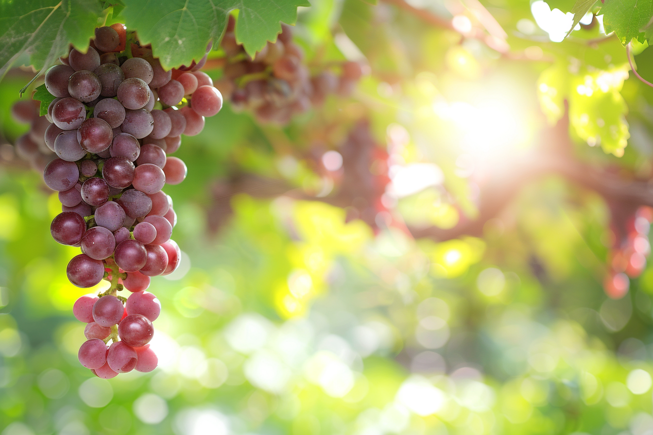 Image gratuite Grappe de raisin au vignoble 4