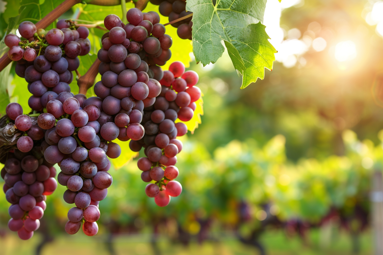 Image gratuite Grappe de raisin au vignoble 5