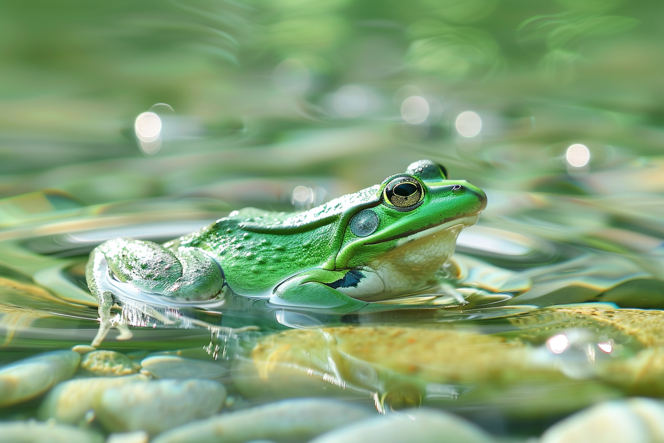 Image gratuite Grenouille au bord du ruisseau 4