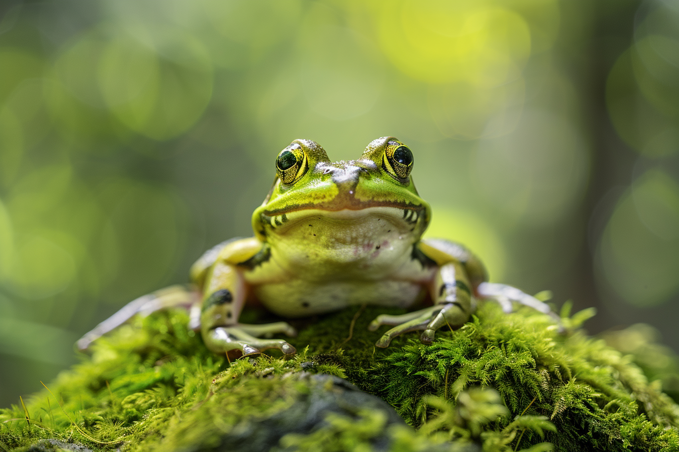 Image gratuite Grenouille sur un rocher 2