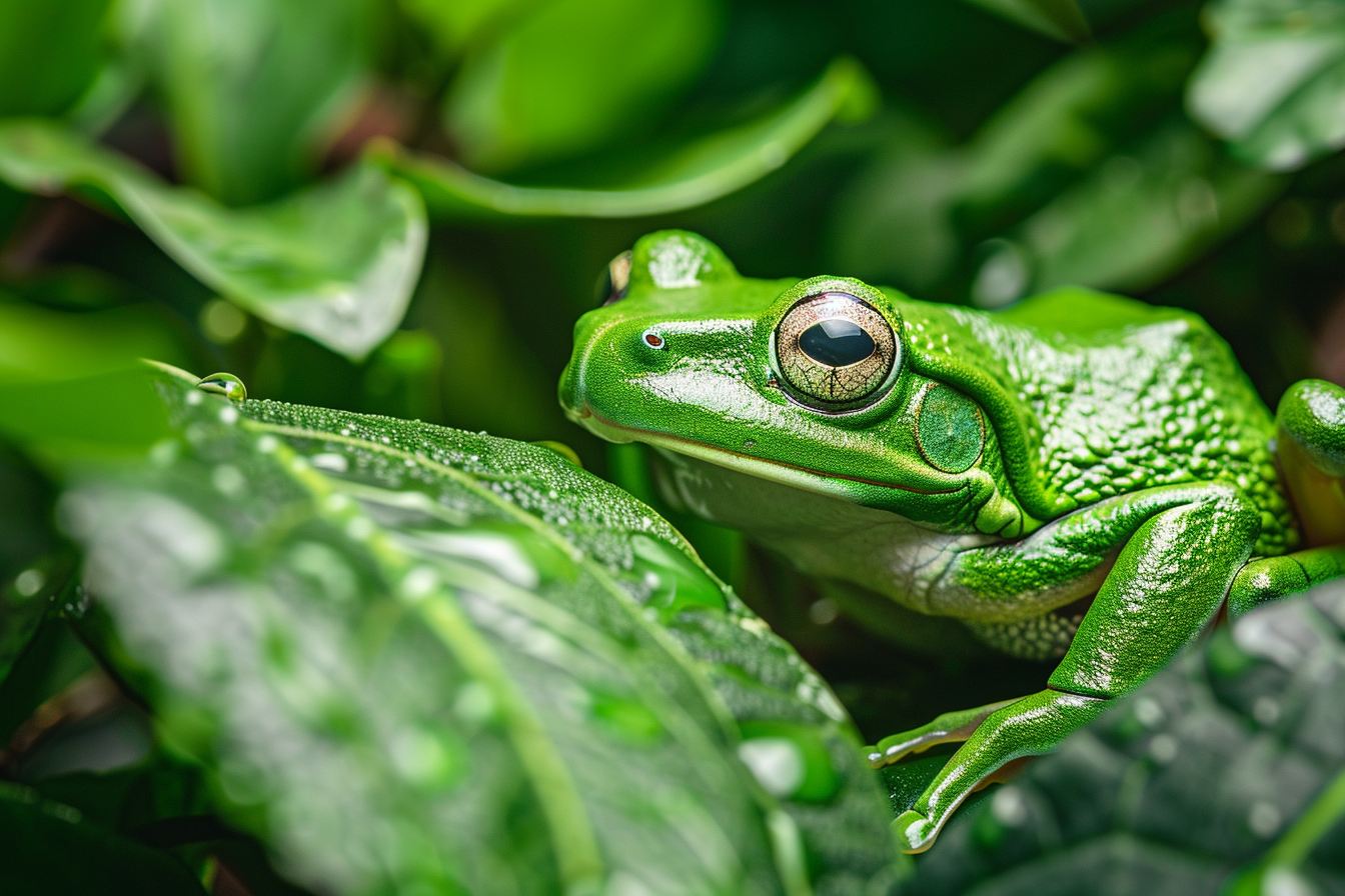 Image gratuite Gros plan grenouille camouflée 3