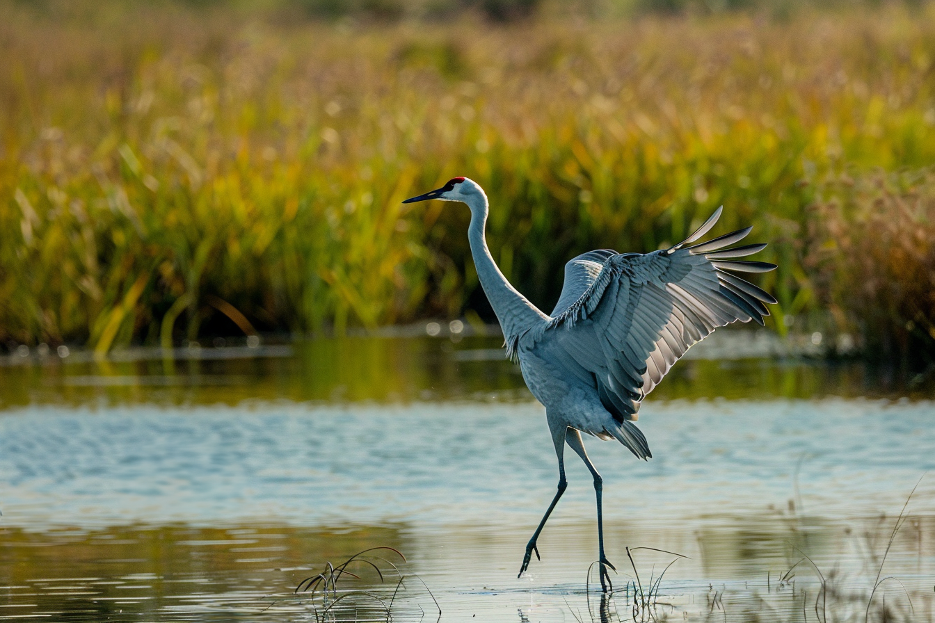 Image gratuite Grue dans un marécage 1