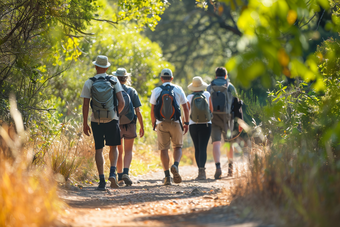 Image gratuite Guide menant promenade nature parc national 1