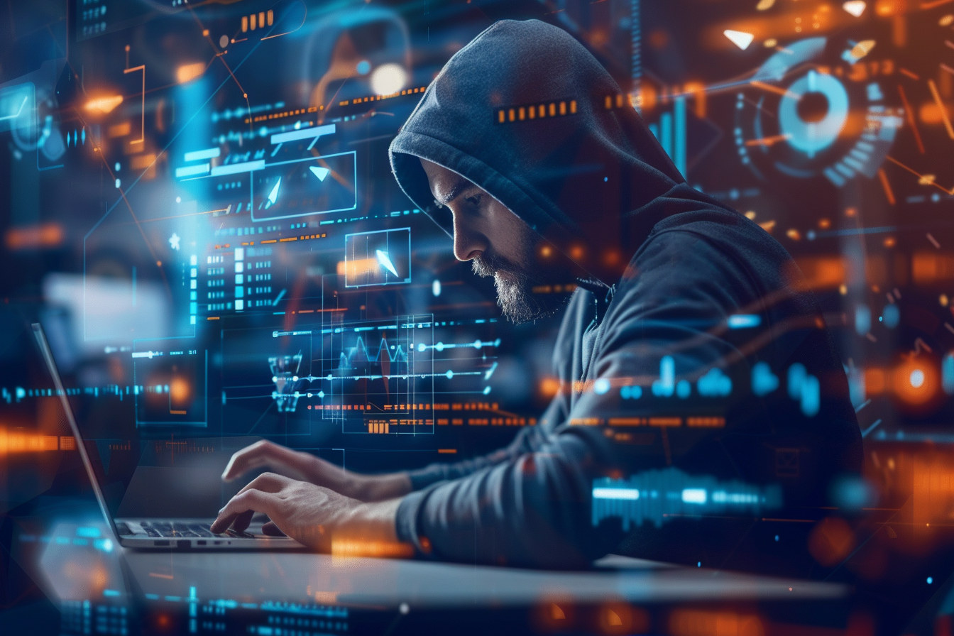 Image gratuite Hacker informatique: menace en ligne 2