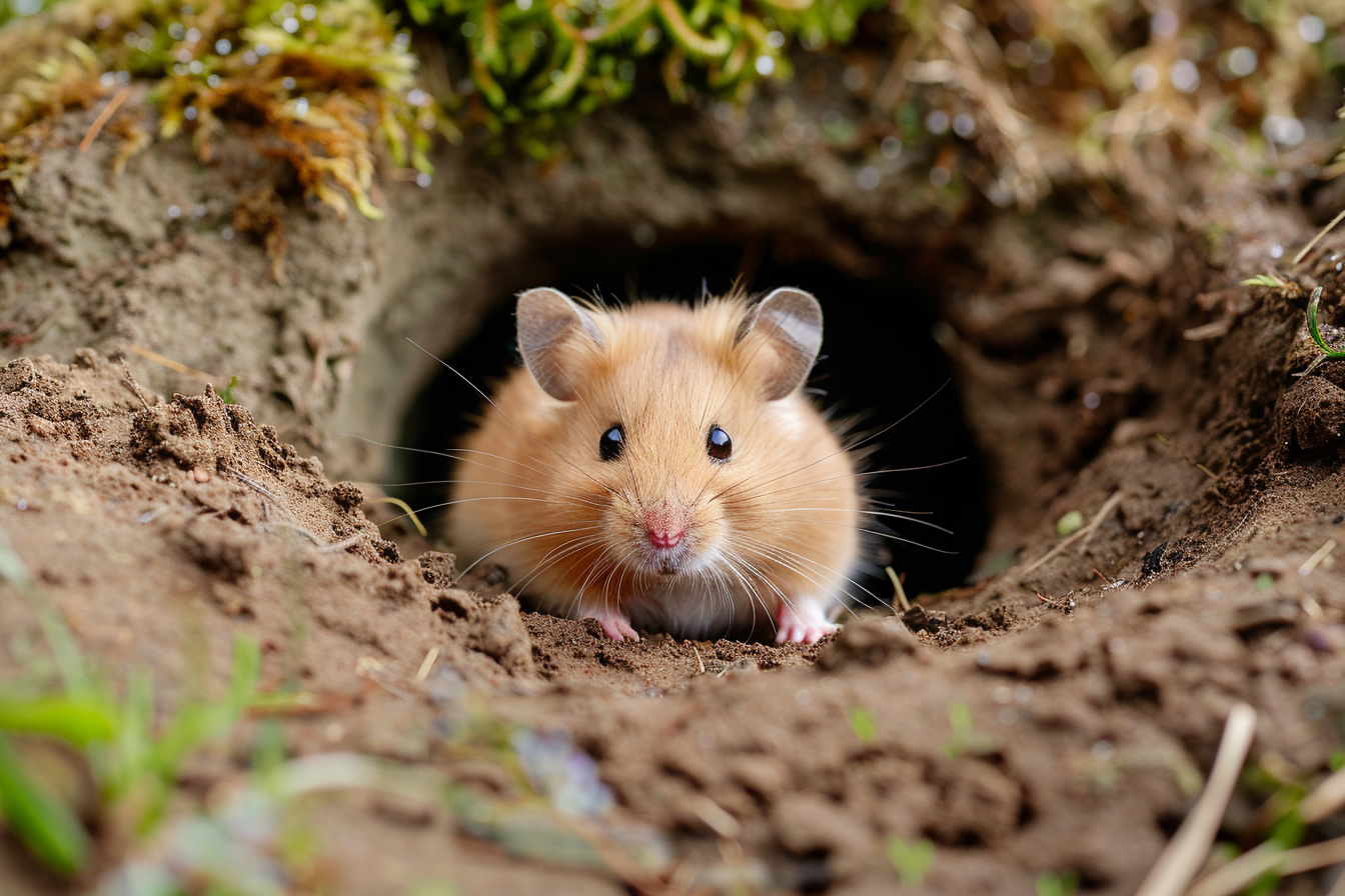 Image gratuite Hamster sortant terrier 1