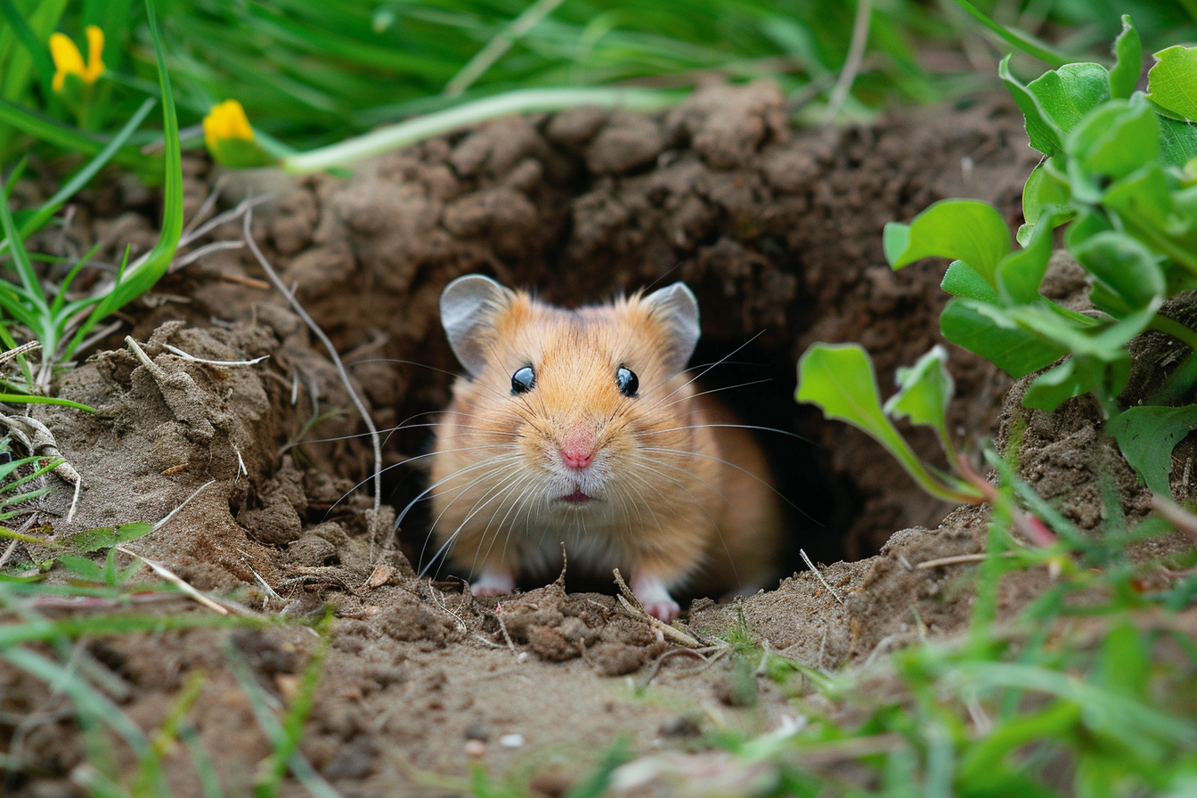 Image gratuite Hamster sortant terrier 2