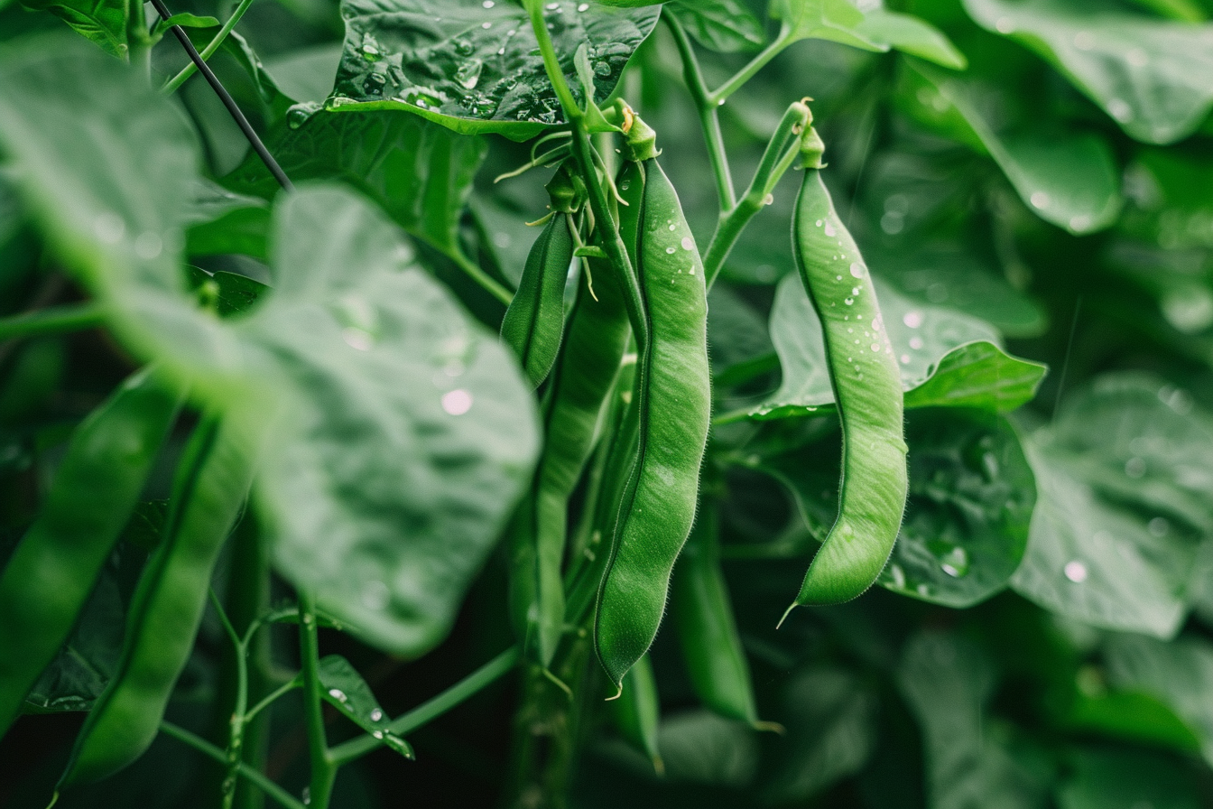 Image gratuite Haricots verts dans un jardin 2