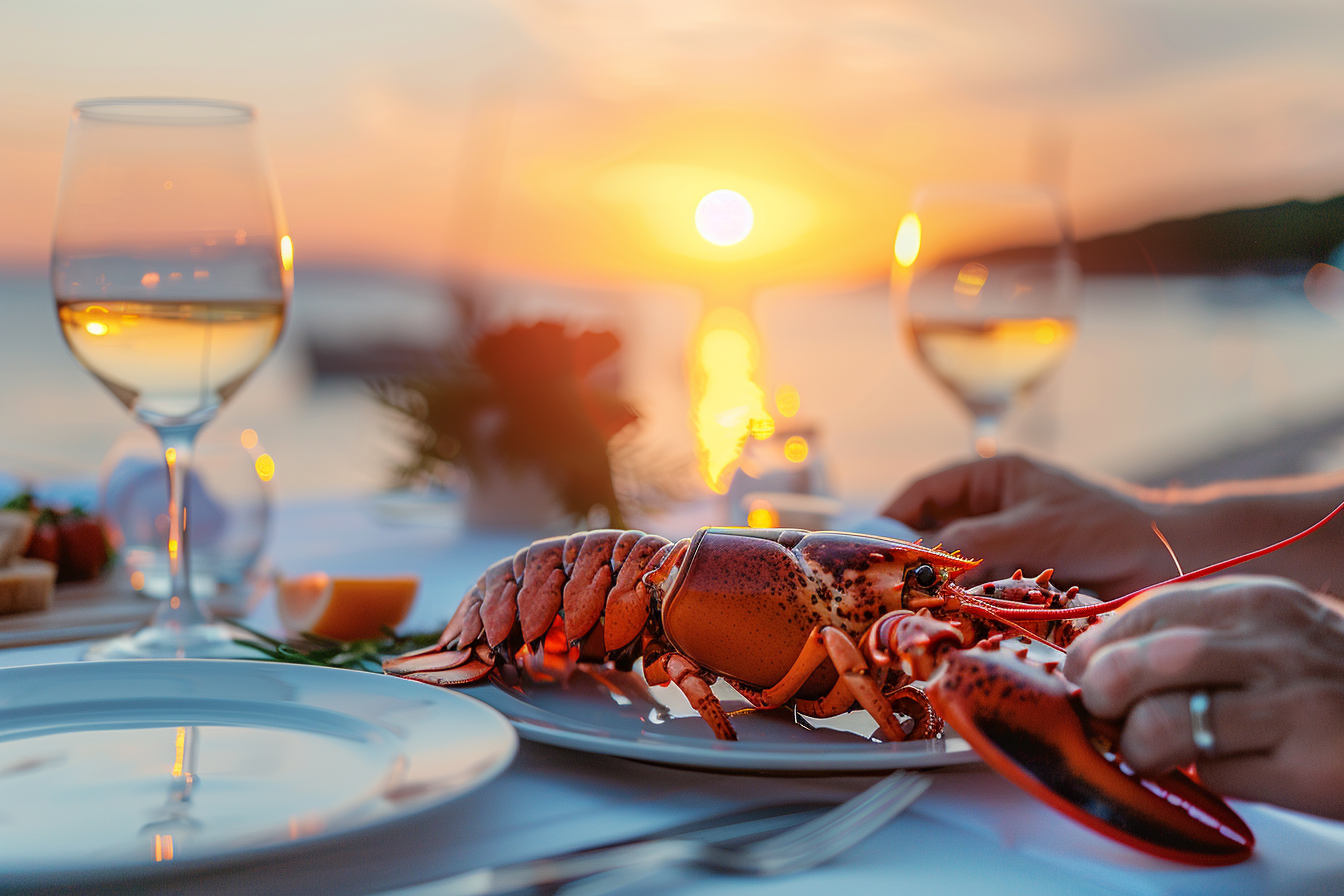 Image gratuite Homard en restaurant bord de mer 1