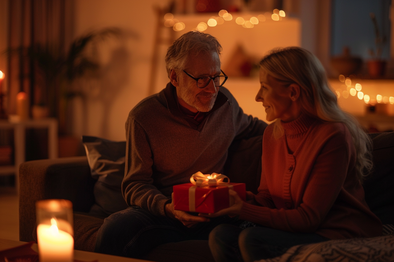 Image gratuite Homme, cadeau partenaire, salon bougies 1