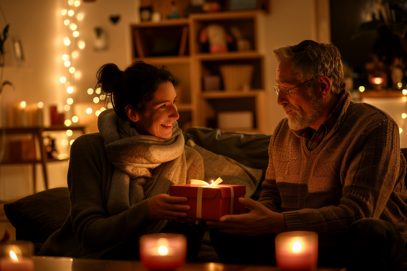 Image gratuite Homme, cadeau partenaire, salon bougies 2