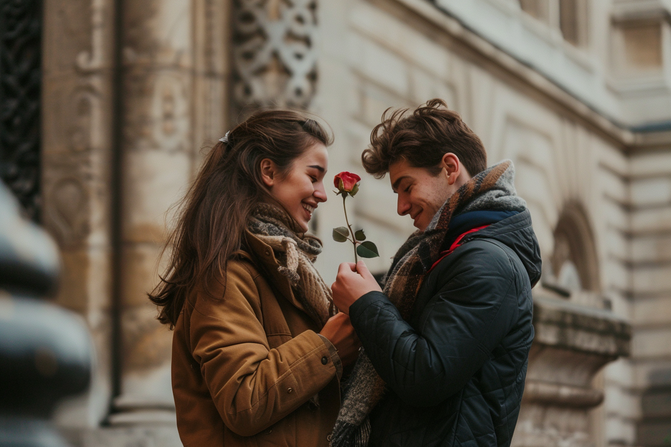Image gratuite Homme, demande mariage, monument historique, Saint-Valentin 1