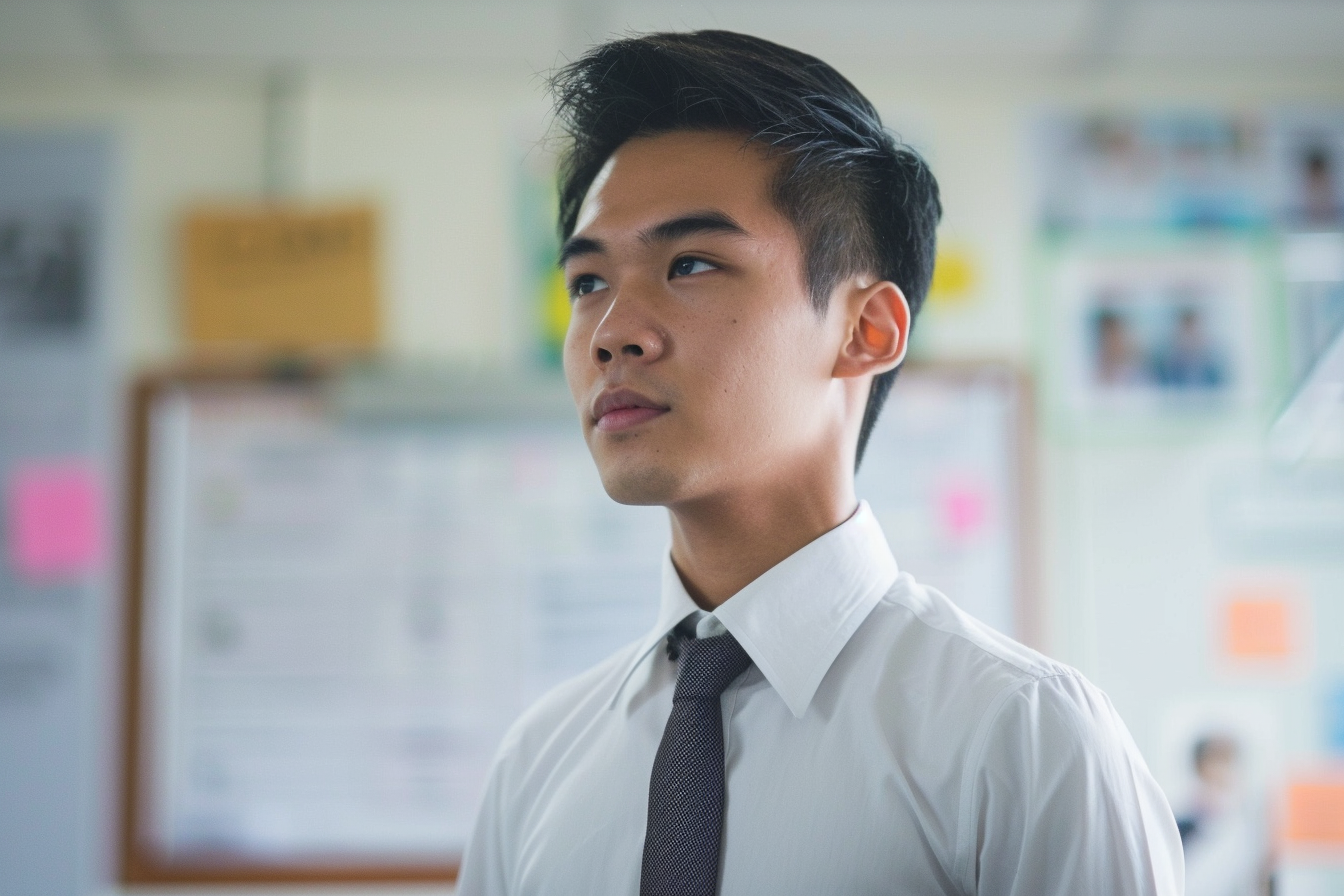 Image gratuite Homme expliquant au bureau moderne 3