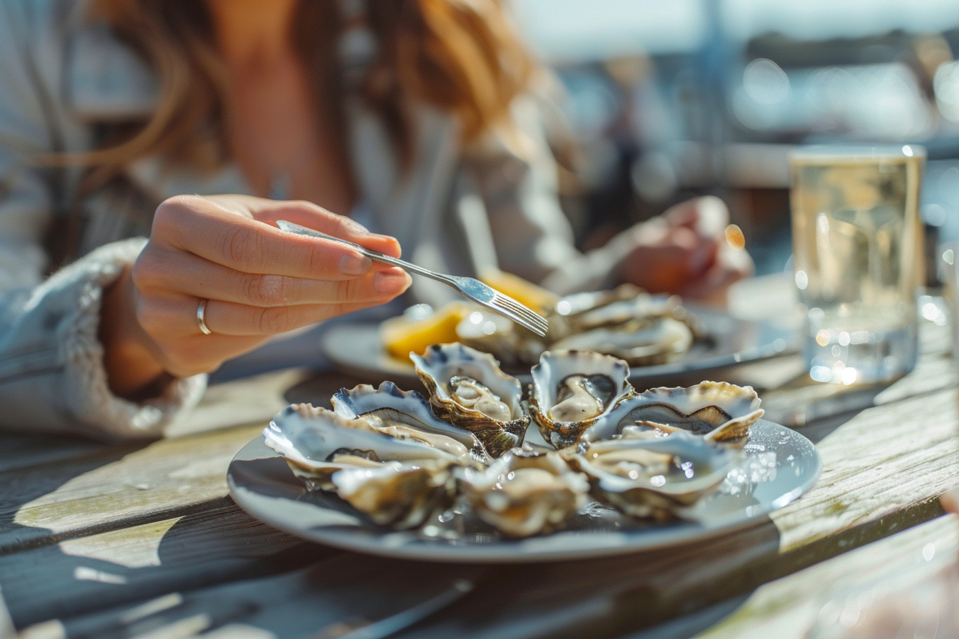 Image gratuite Huîtres en restaurant bord de mer 3