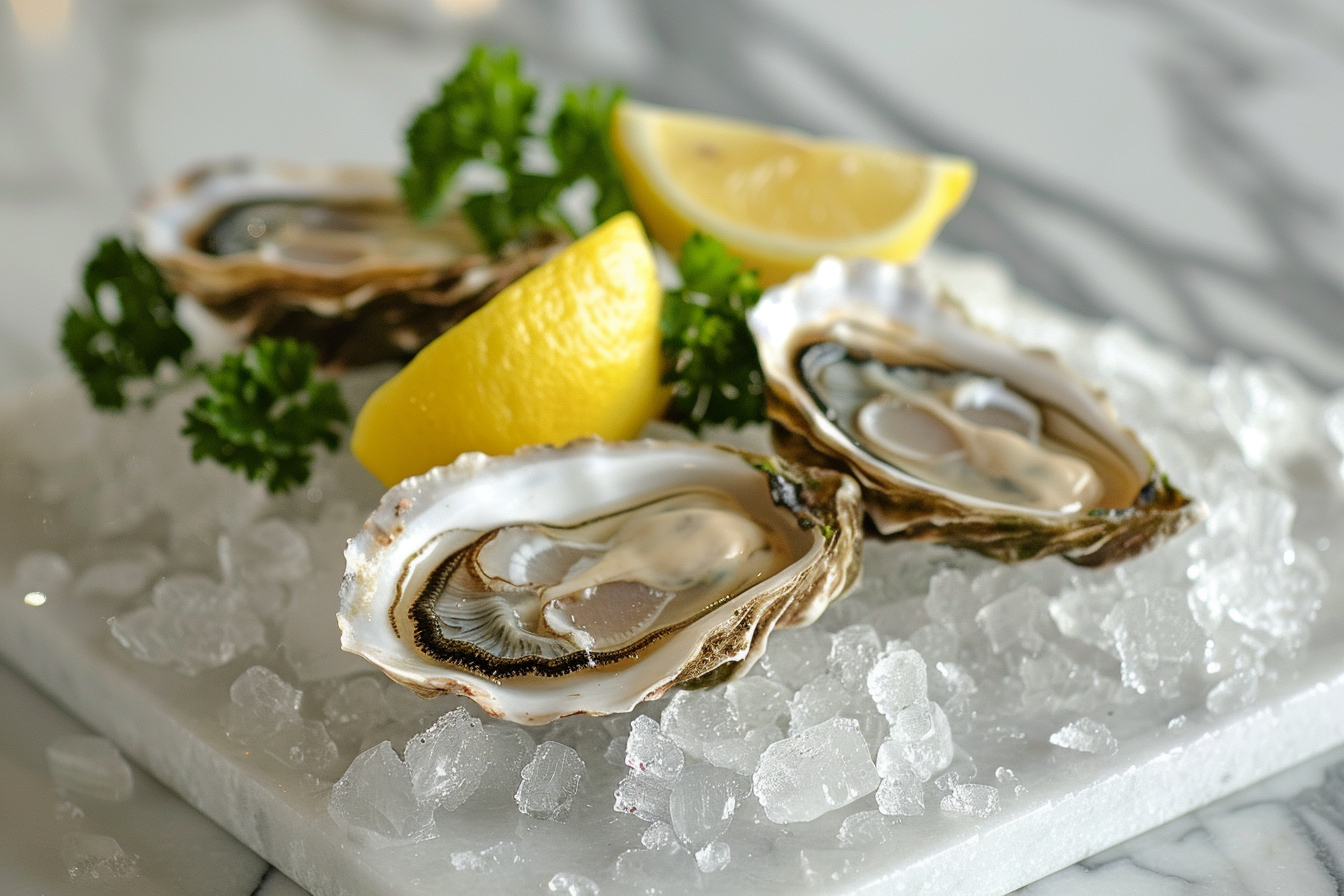 Image gratuite Huîtres sur glace en cuisine contemporaine 3