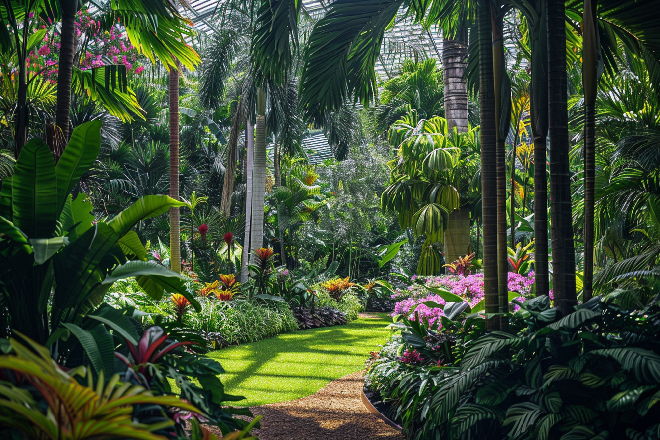 Image gratuite Jardin botanique luxuriant 1