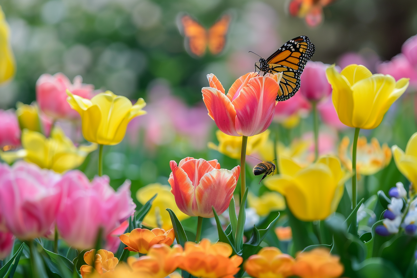 Image gratuite Jardin printanier plein de vie 2