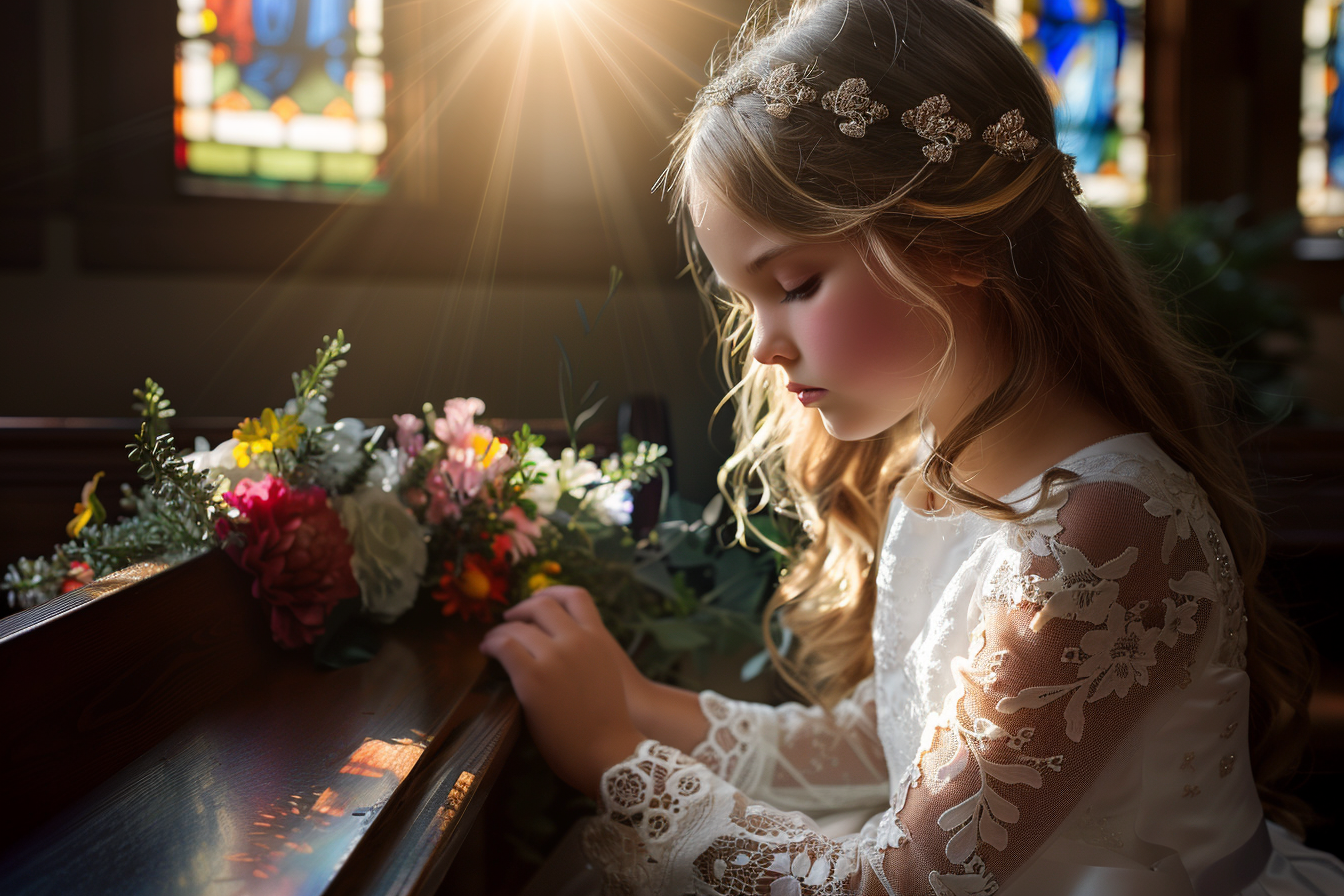 Image gratuite Jeune fille en robe dentelle 3