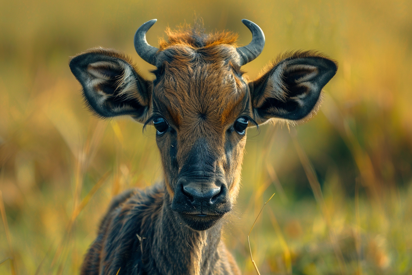 Image gratuite Jeune gnou explorant son environnement 3