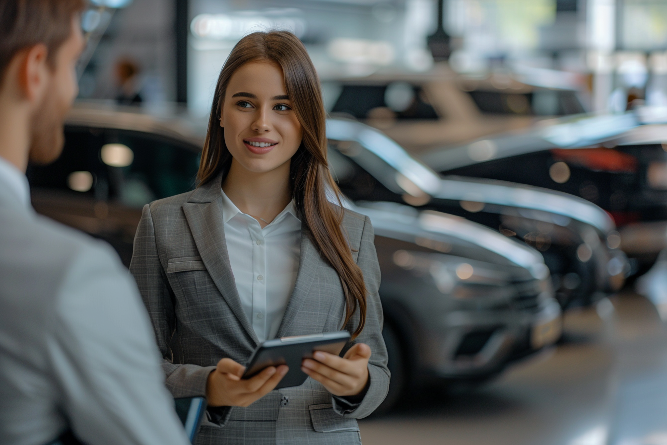 Image gratuite Jeune vendeuse, costume formel, présentation produit 8