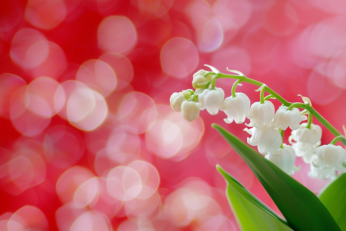 Image gratuite Jour fête Travail, 1er mai, gros plan fleurs muguet 5