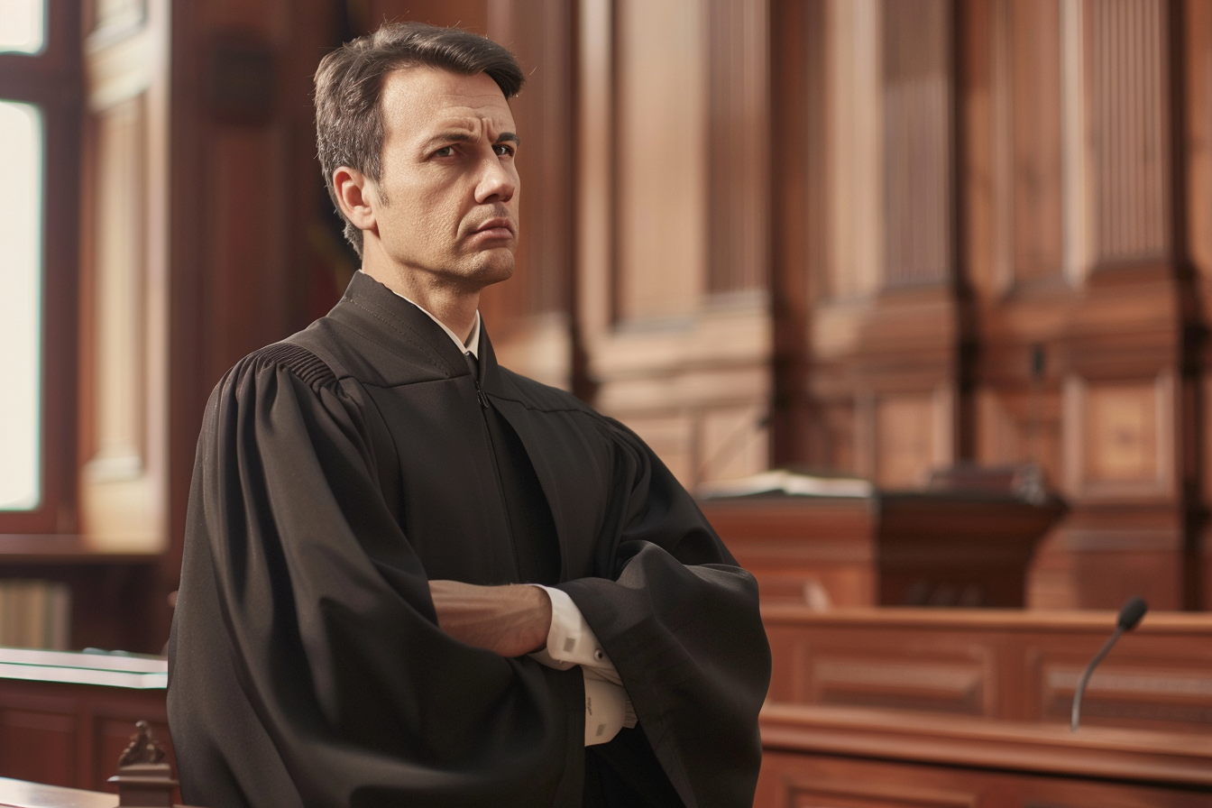 Image gratuite Juge tenant marteau 2