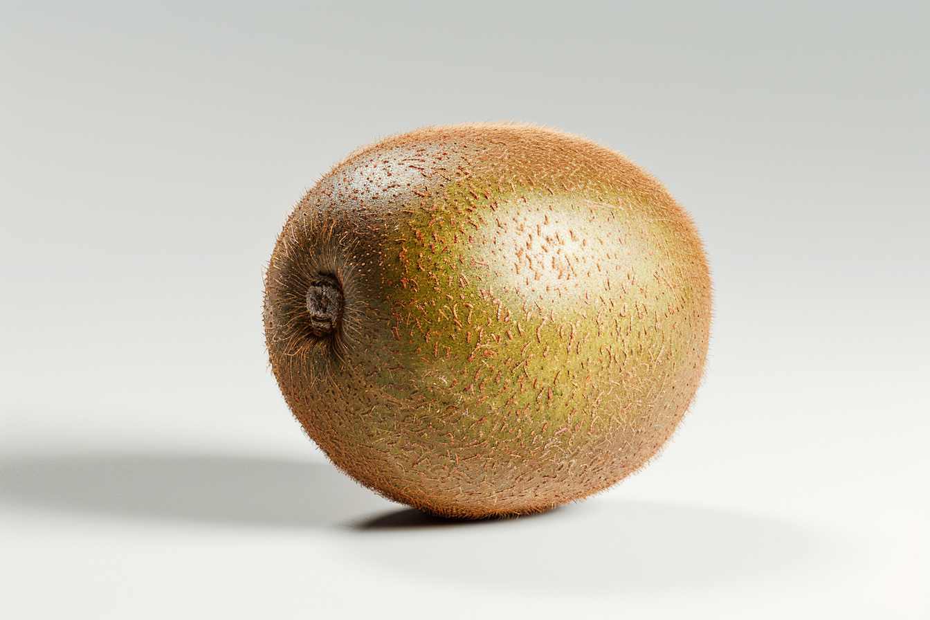 Image gratuite Kiwi entier sur fond blanc 3