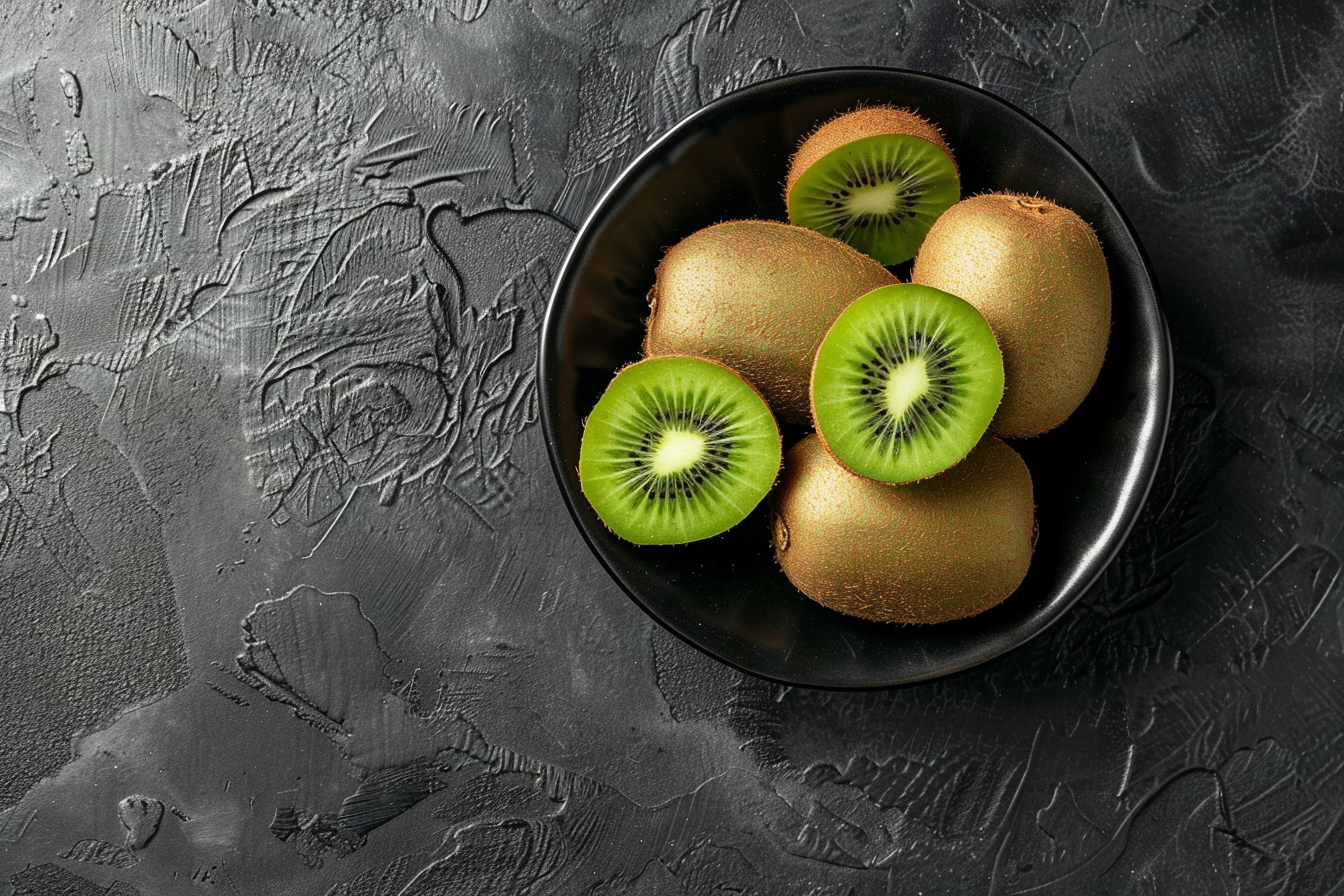 Image gratuite Kiwis dans bol noir 2