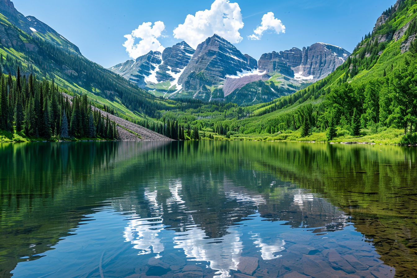 Image gratuite Lac alpin miroir 3