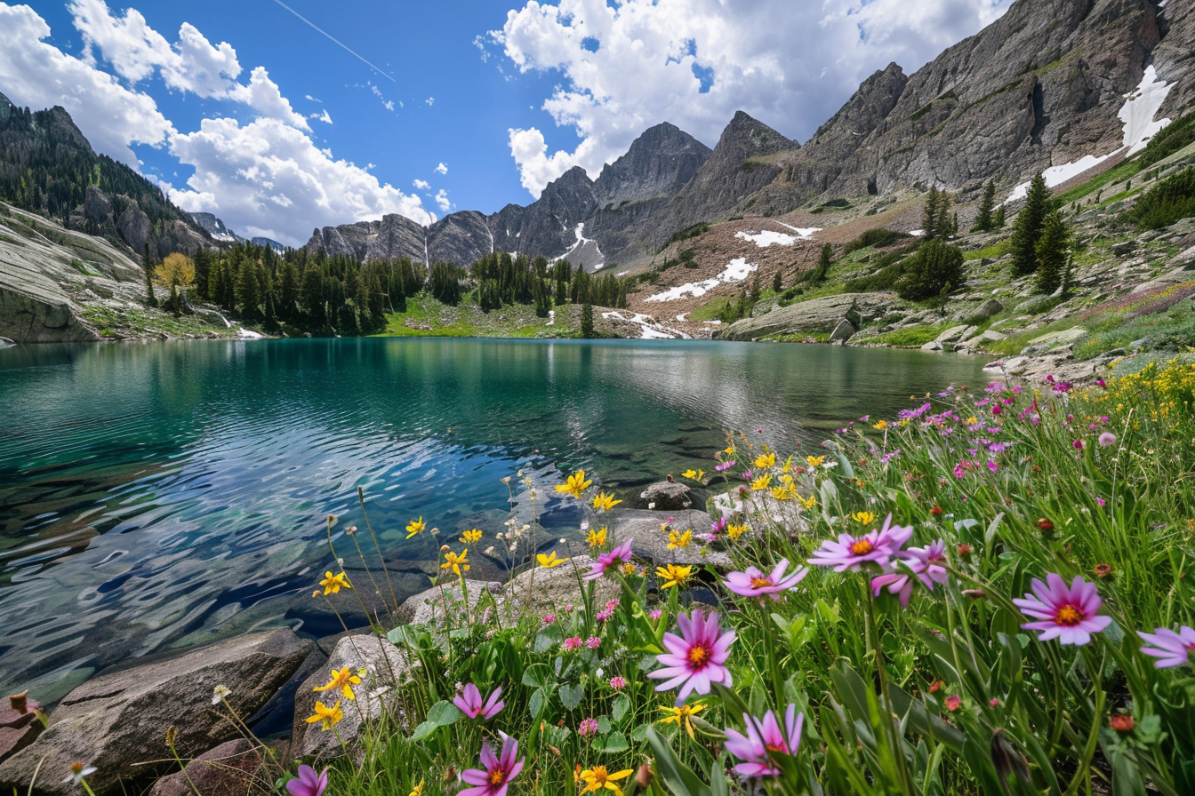 Image gratuite Lac alpin serein 2