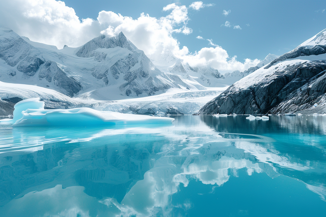 Image gratuite Lac glaciaire immaculé 3