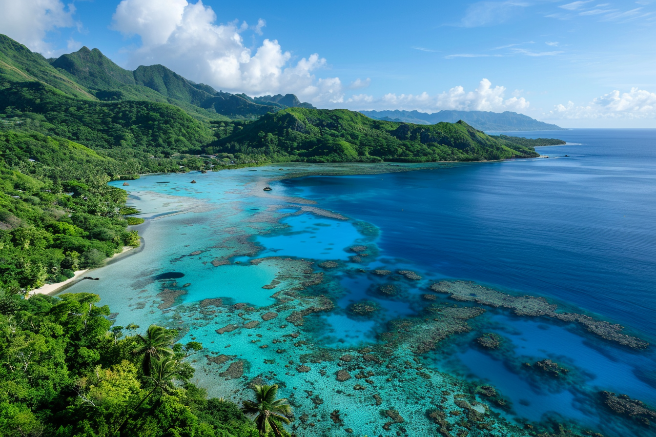 Image gratuite Lagon tranquille entre îles 2