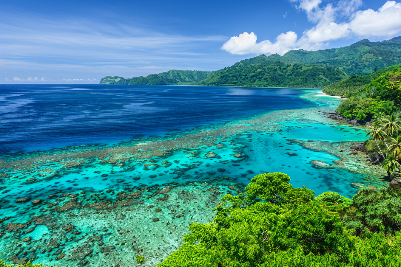 Image gratuite Lagon tranquille entre îles 4