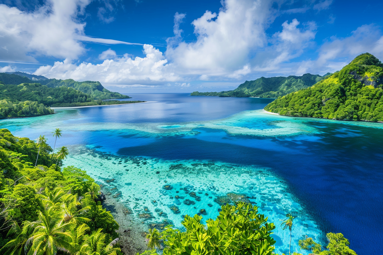 Image gratuite Lagon tranquille entre îles 5