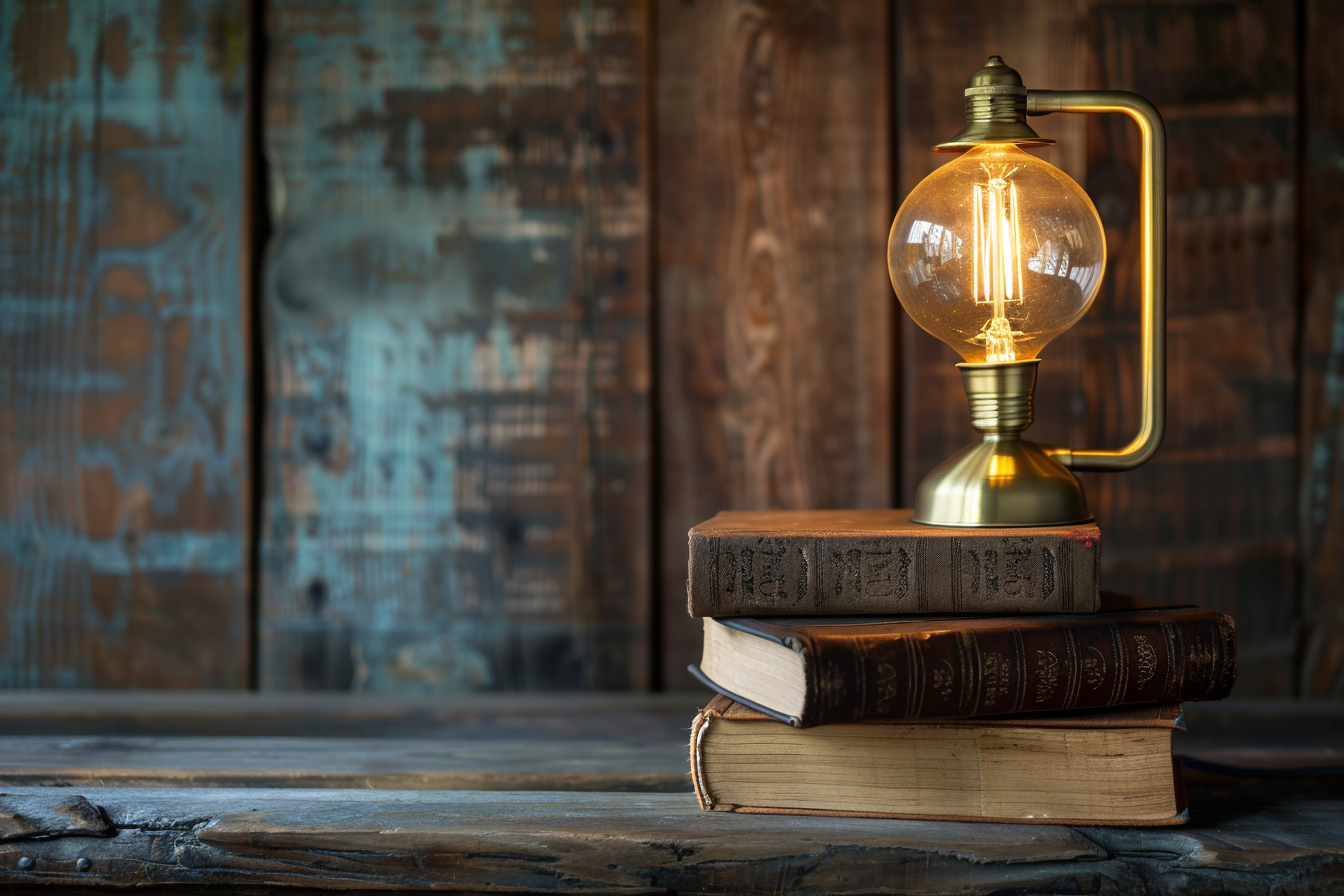 Image gratuite Lampe table laiton ampoule Edison 3