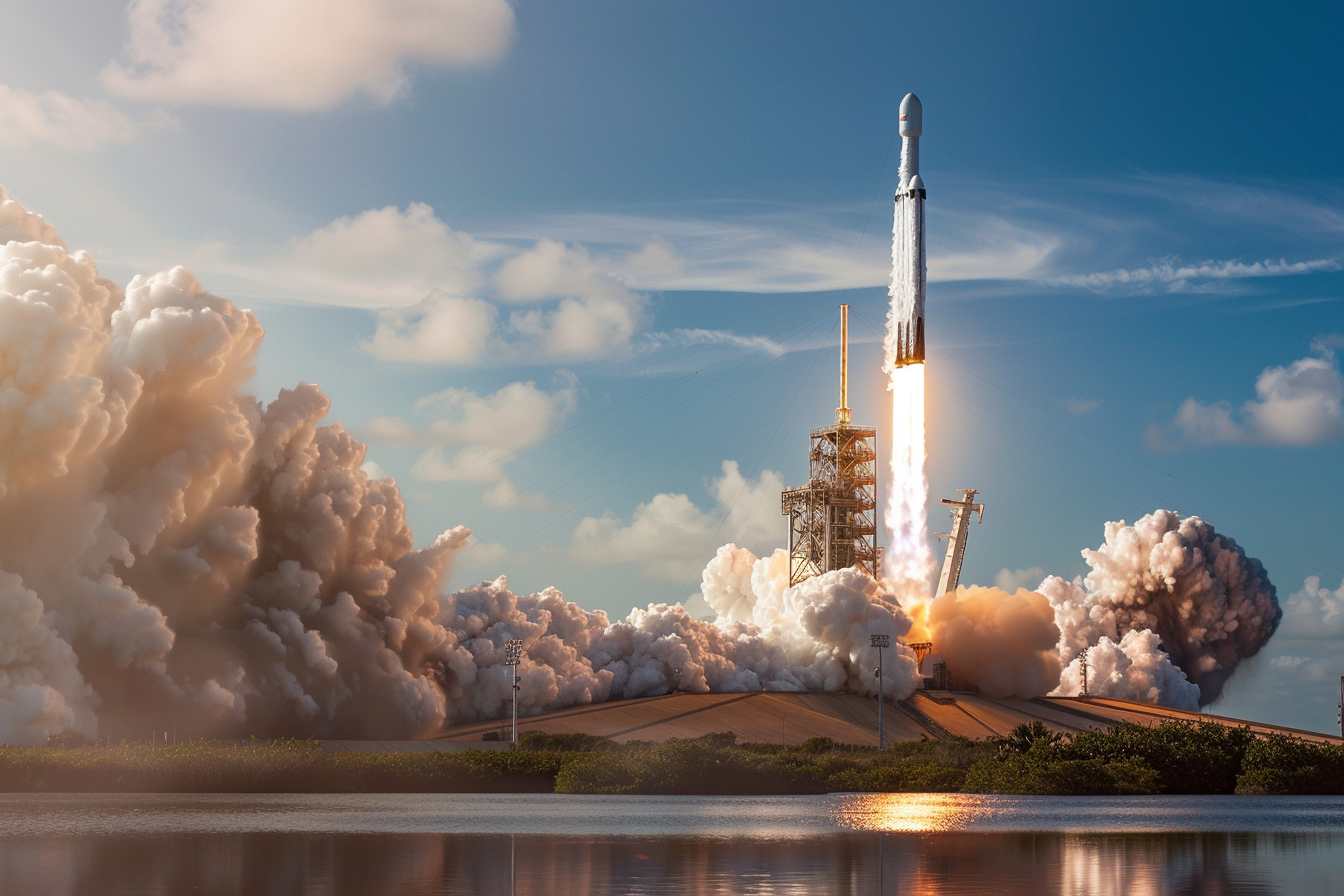 Image gratuite Lancement de fusée, centre spatial moderne 1