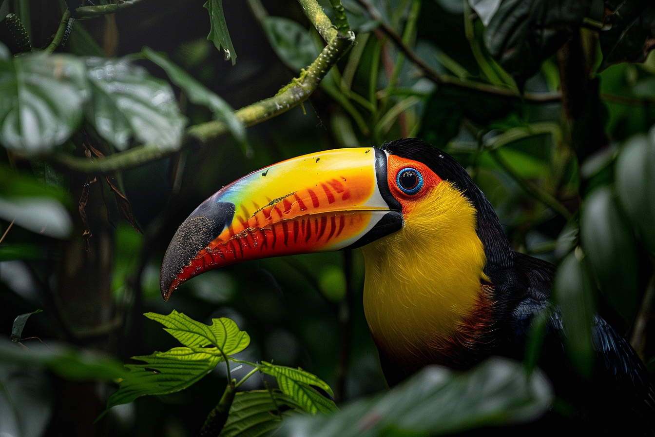 Image gratuite Le bec éclatant du toucan 1