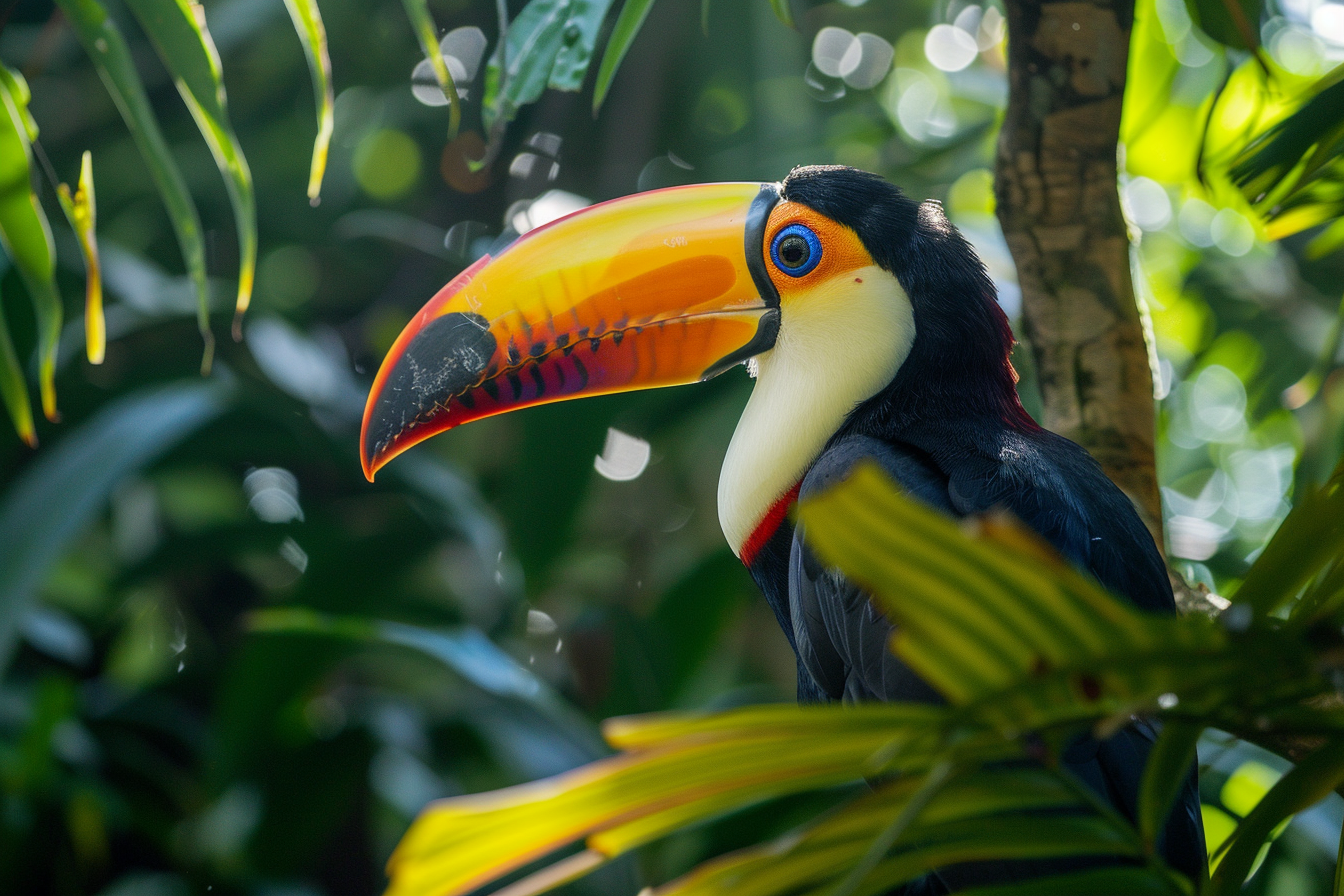Image gratuite Le bec éclatant du toucan 3