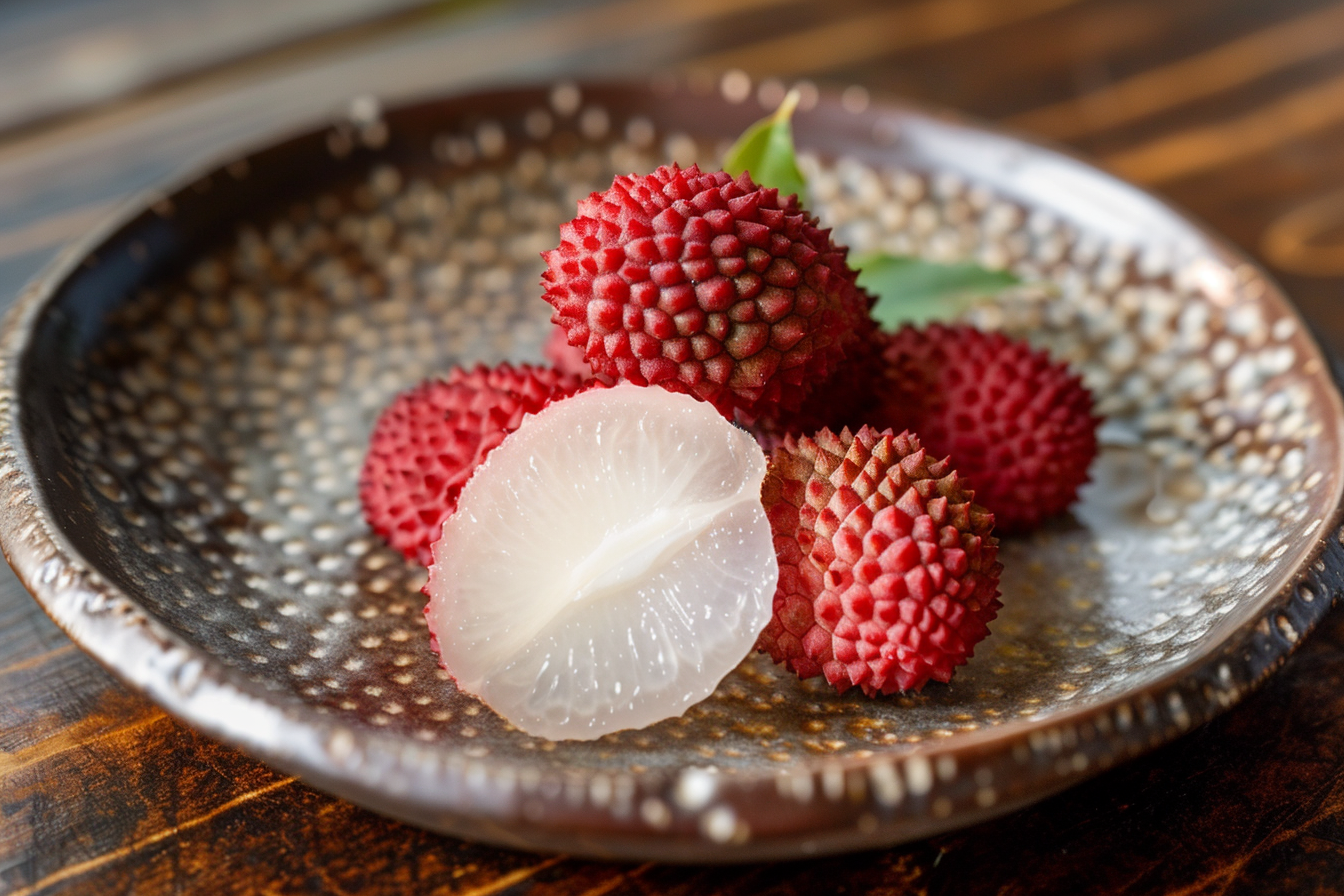 Image gratuite Litchi tranché en cuisine moderne 4