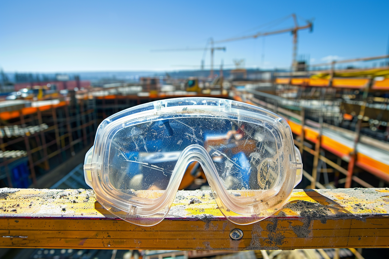 Image gratuite Lunettes de sécurité sur échafaudage 1