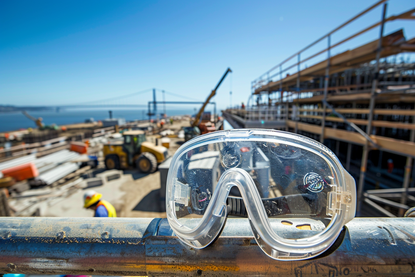 Image gratuite Lunettes de sécurité sur échafaudage 3