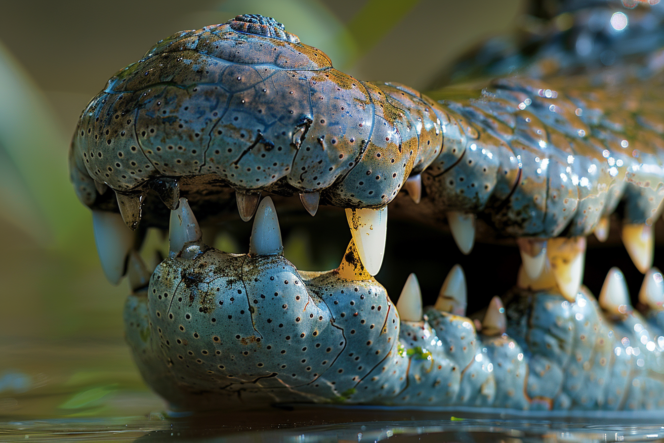 Image gratuite Mâchoires redoutables du crocodile 1