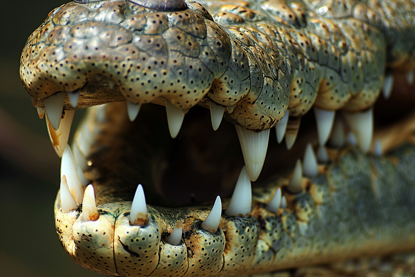 Image gratuite Mâchoires redoutables du crocodile 2