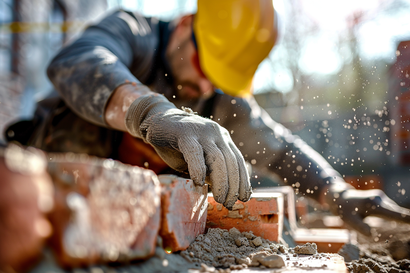 Image gratuite Maçon, fond flouté 1