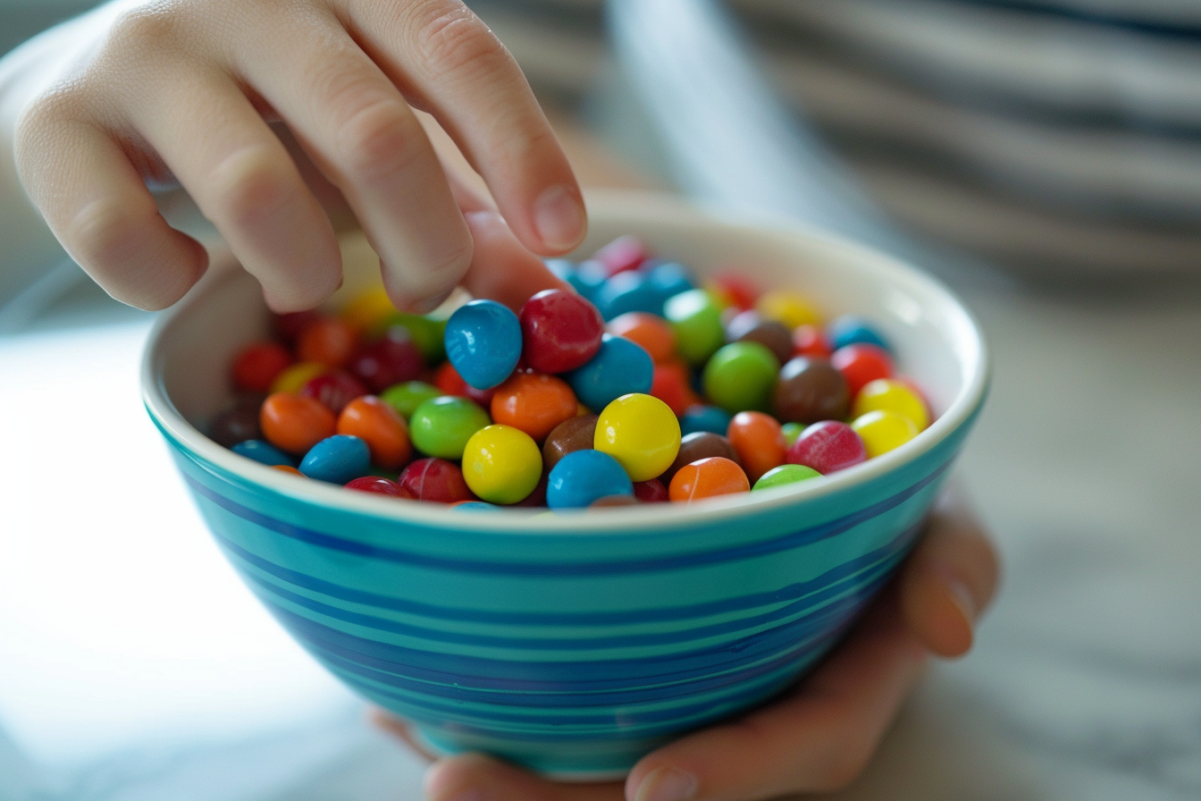 Image gratuite Main attrapant un bonbon 1