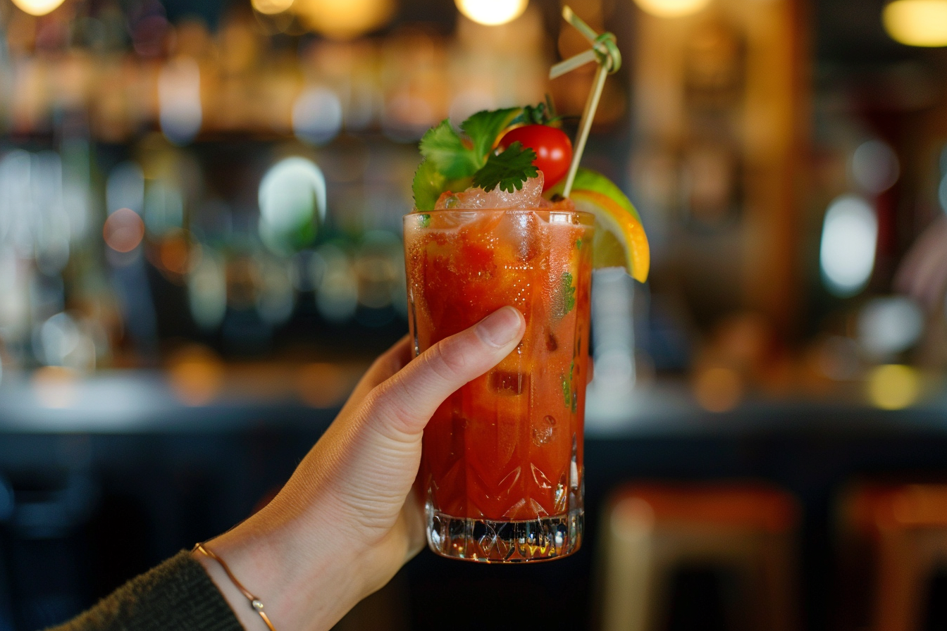 Image gratuite Main avec Bloody Mary 1