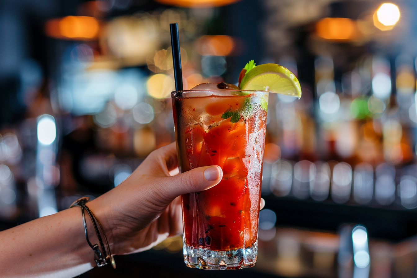 Image gratuite Main avec Bloody Mary 3