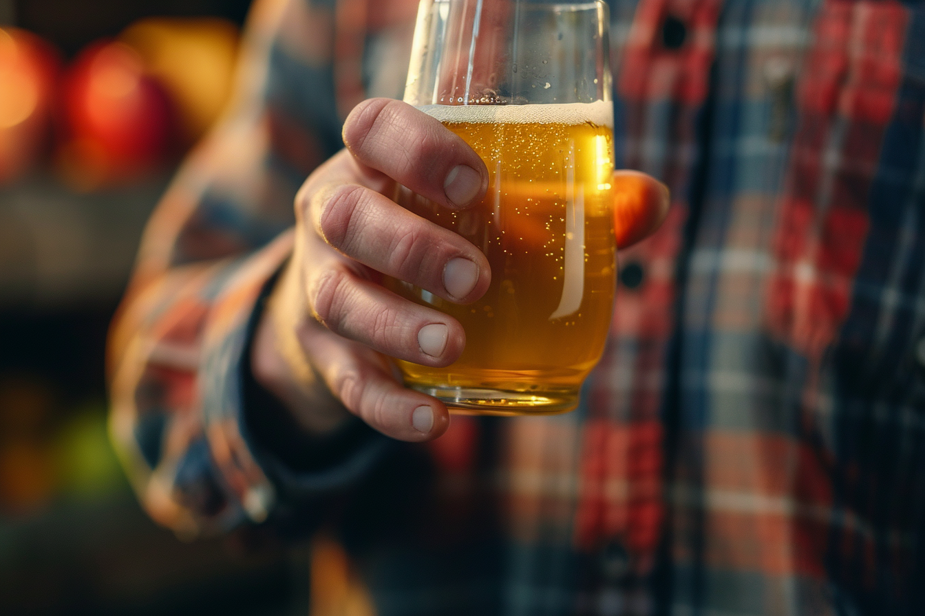 Image gratuite Main avec cidre 3