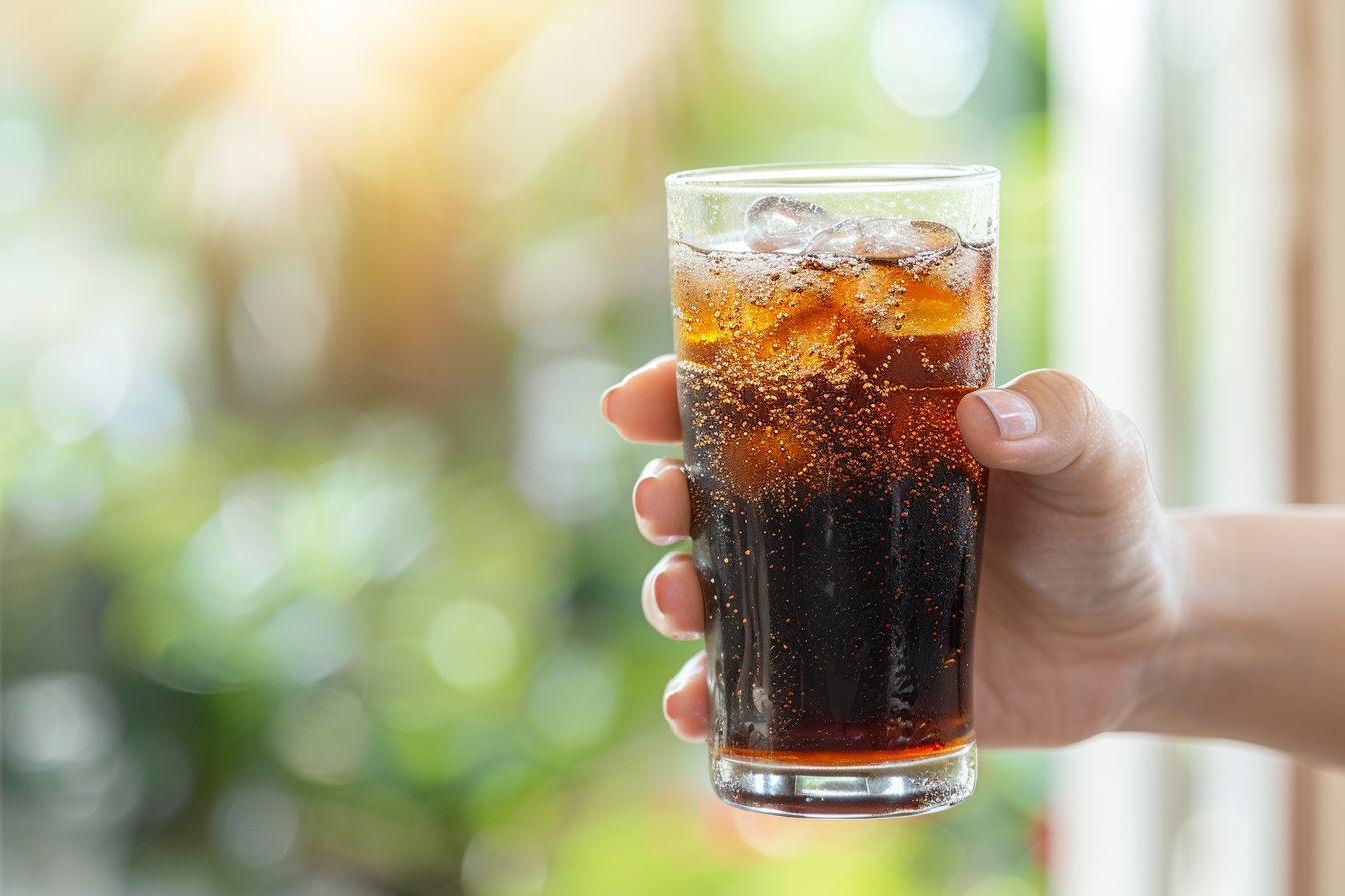 Image gratuite Main avec cola 1