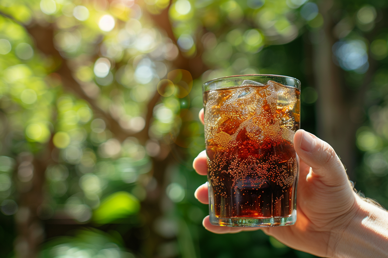 Image gratuite Main avec cola 2