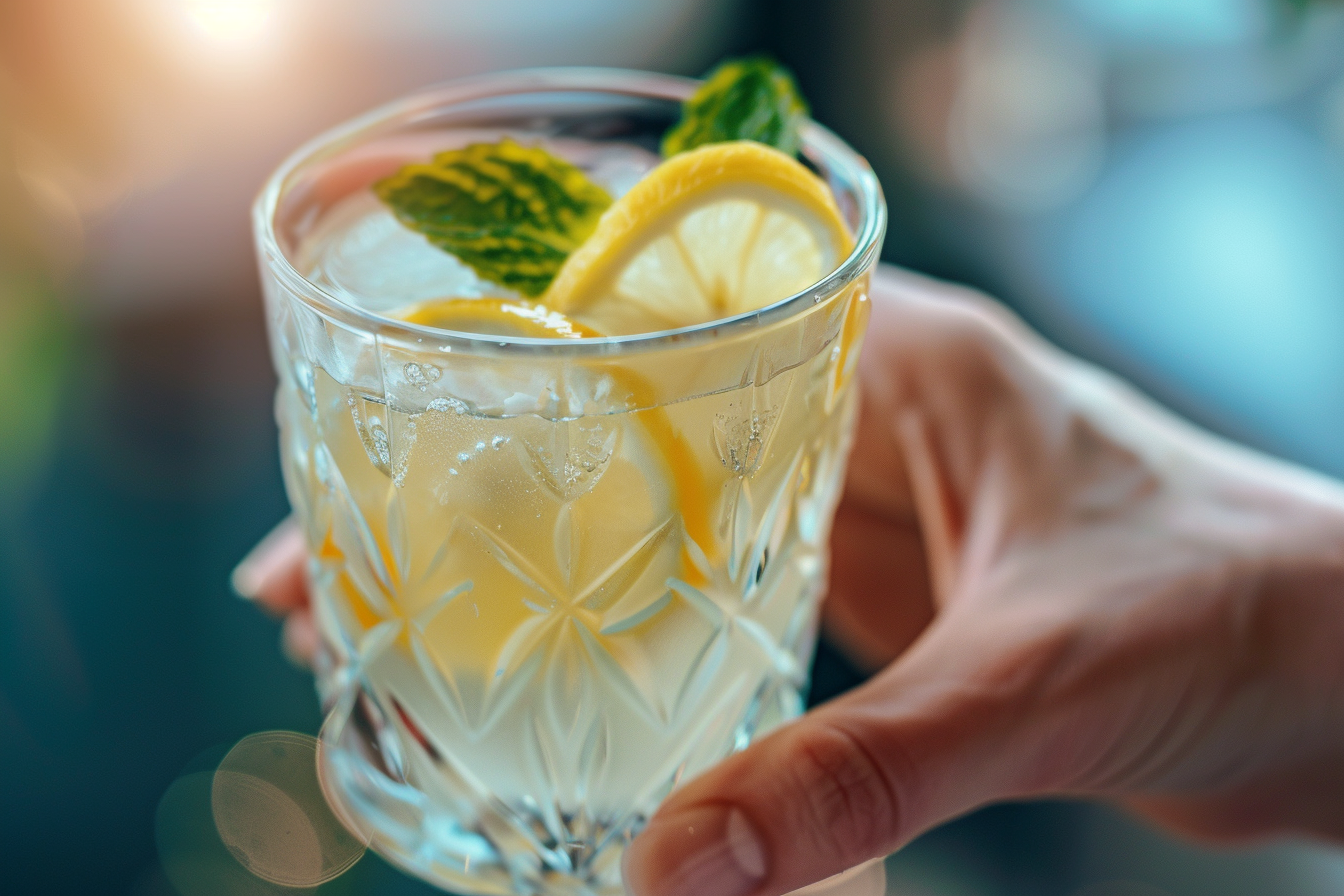 Image gratuite Main avec limonade 1